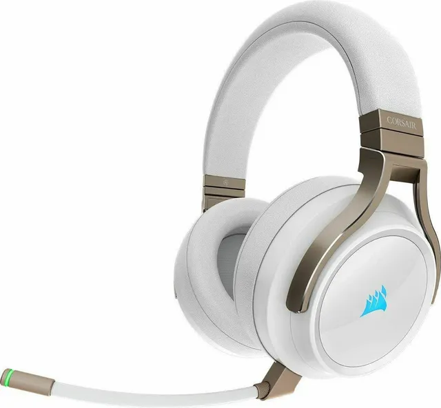 Corsair CA-9011180 Virtuoso RGB Wireless Gaming Headset in White