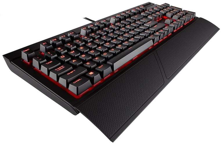 Corsair Vengeance K70 Cherry MX Red Gaming Keyboard, Red LED